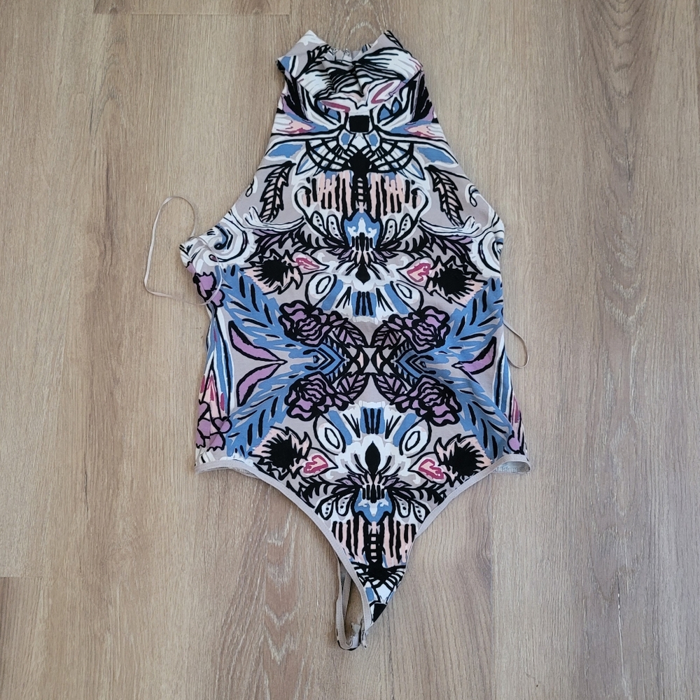 Fp Intimately Medium Multicolor Patterned Halter … - image 2